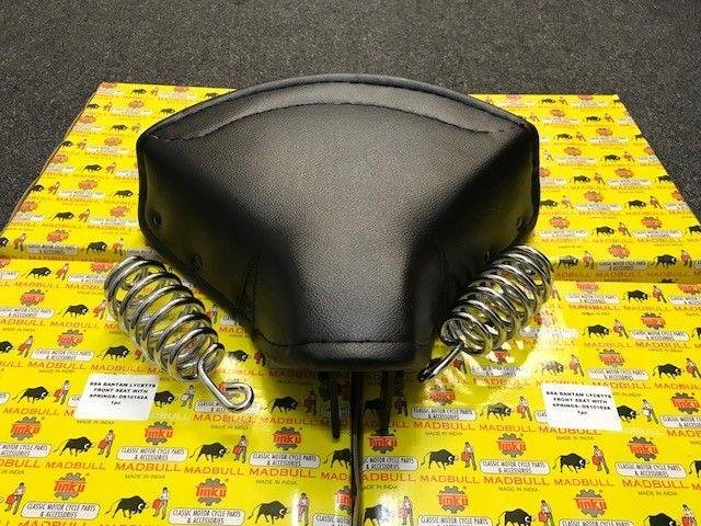thumbnail image 2 of BSA Large Lycette Solo Seat With Springs - Fits Norton Matchless Enfield Triumph 2 of 5
