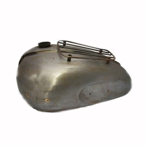 1950s Bare Metal British Triumph 6t Thunderbird Pertol Fuel Tank With Grill