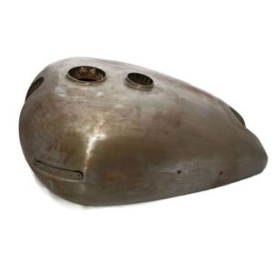 New Ariel Twin Plunger Gas Petrol Fuel Tank Bare Metal