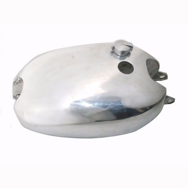 Alloy Petrol Fuel Tank + 2.5” Monza Cap for Vincent HRD Black Shadow