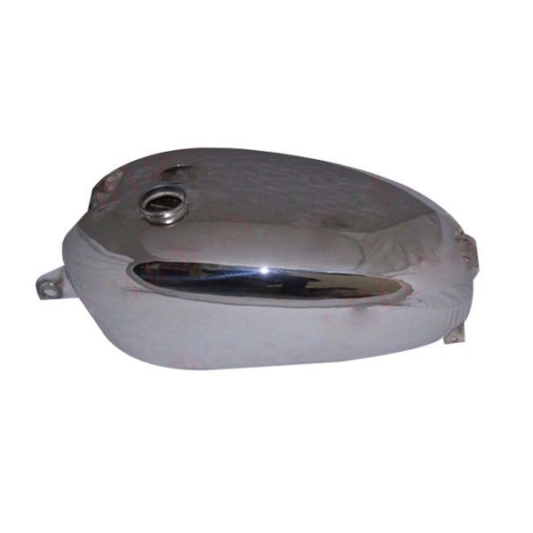 New Vincent HRD Black Shadow Aluminium Petrol Fuel Tank Brand new ALUMINUM VINCENT HRD BLACK SHADOW PETROL TANK. Are you restoring your Vincent bike and are looking for this rare to find petrol tank. Then your wait ends here, grab this reproduction ALMUNIUM tank. The above-shown steel tank is made from steel and is ready to paint. These used to come fitted on Vincent HRD Black shadow models. Please refer to the pictures above & below for exact dimensions. These can also be fitted on other British bikes too. If you want this PAINTED then please do let us know. Please do get in the store for more BSA, TRIUMPH & NORTON happenings in our store