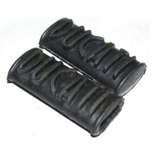 New Ducati Bevel Singles Daytona Mark 3 Elite Footrest Rubber Pair