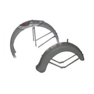 New Ariel Mb32 Hand Gear Front & Rear Mudguard Set 1932 Raw Steel Made