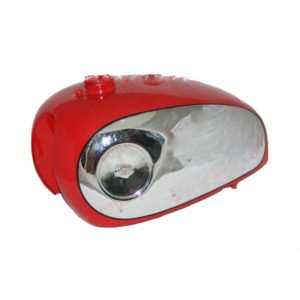 New Bsa Goldstar A7 A10 Red Painted Chrome Plated Petrol Fuel Tank 3″ Monogram