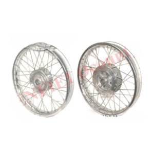 New Front & Rear Steel Chrome Plated Wheel Rim Wm4 Royal Classic